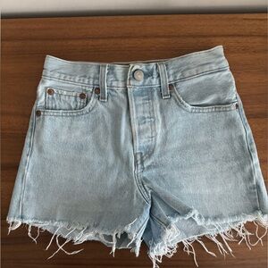 Levi’s High Waisted Wedgie Denim Short